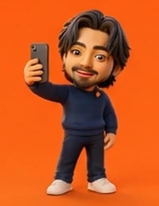Naim en 3D, tomándose una selfie